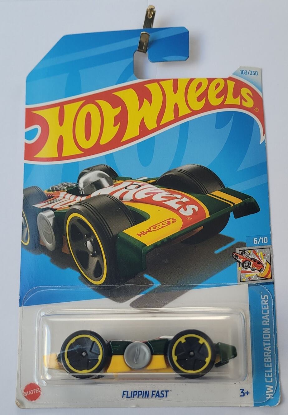 2024 Hot Wheels Flippin Fast Green 103/250 HW Celebration Racers Series 6/10